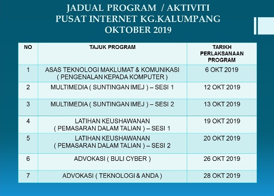 JADUALAKTIVITIOKT2019