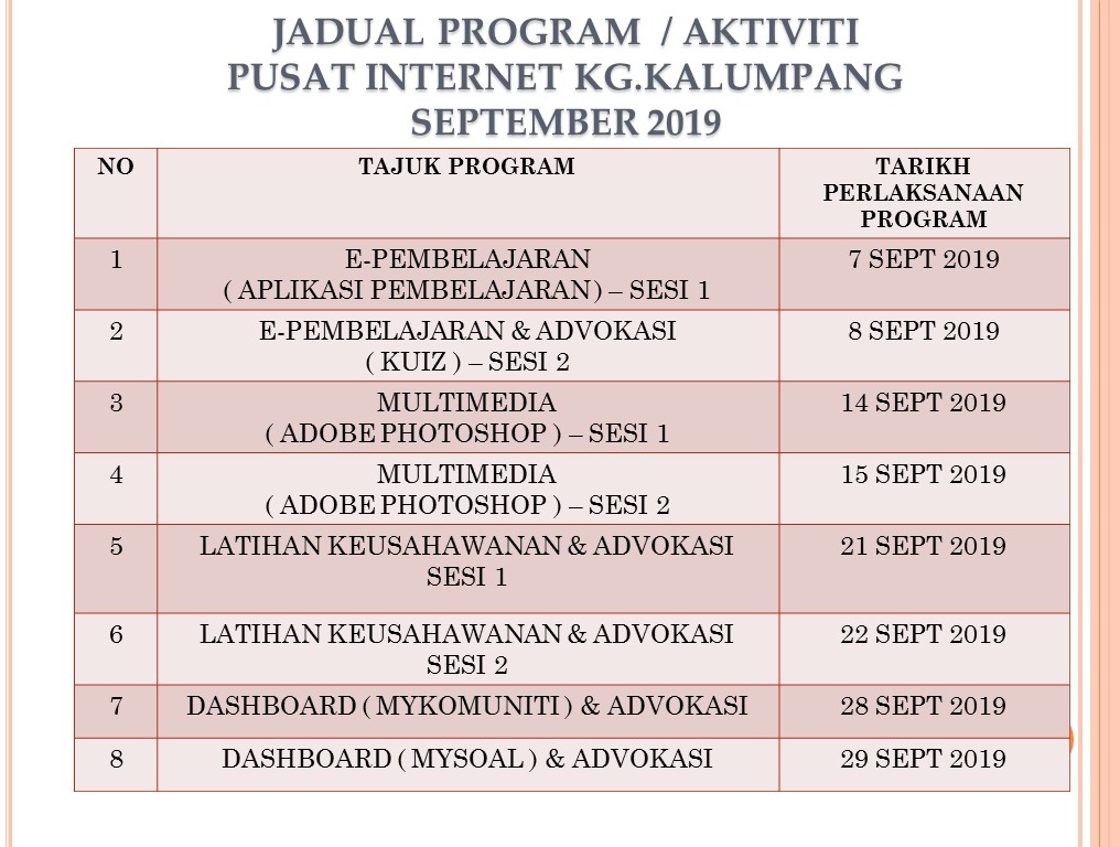 JADUALAKTIVITISEPT2019